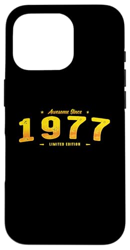 Vintage 1977 Limited Edition - 48th Birthday Classic Hülle für iPhone 16 Pro Vintage 1977 Limited Edition - 48th Birthday Classic Hülle für iPhone 16 Pro von Best Of Vintage Retro Groovy Theme for Birthday