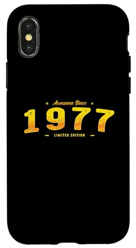 Vintage 1977 Limited Edition - 48th Birthday Classic Hülle für iPhone X/XS Vintage 1977 Limited Edition - 48th Birthday Classic Hülle für iPhone X/XS von Best Of Vintage Retro Groovy Theme for Birthday