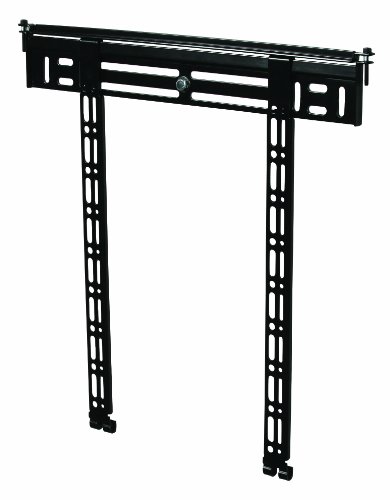 B-TECH BT8210/B Ultraflache Universal Flachbildschirm Wandhalterung (Displaygröße bis zu 139 cm (54,7 Zoll), Belastbarkeit 50kg, 75 x 75mm, 100 x 100mm, 200 x 100mm, 400 x 300mm, 400 x 400mm) schwarz von Best Price Square
