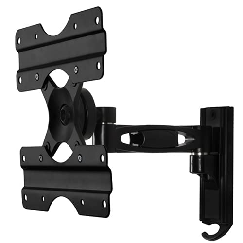 B-TECH BTV503/B Ventry Neig- und drehbare Einarm-Flachbildschirmwandhalterung (Displaygröße bis 107 cm (42,1 Zoll), Belastbarkeit25kg, 75 x 75mm, 200 x 200mm) schwarz von Best Price Square