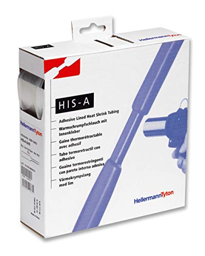 Best Price Square HELLERMANN TYTON 308-12403 Kanalisolationskabel (3 m, 2,4 cm – transparent thermorétrécissable 1Pièce (S), 8 mm, 2,5 mm, 1 Stück (S)) von Best Price Square