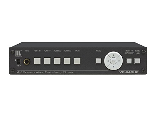Kramer VIA-GO-HW-WRNTY-2Y Präsentationsschalter, kompakt, 6 Eingänge/Treppen, mit gleichzeitigen Ausgängen in HDMI und HDMI von Best Price Square