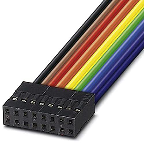 PHOENIX CONTACT BL2-2.54/16-ST Einspeisestecker für Tragschienen Busverbinder mit 16 freien Leitungsenden 0.25mm², 500mm Lang, 50 Stück von Best Price Square