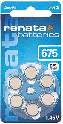Renata 675 / ZA675 / PR44 Hörgeräte-Batterien 1.45V - 2X Blisters Renata 675 / ZA675 / PR44 Hörgeräte-Batterien 1.45V - 2X Blisters von Best Price Square
