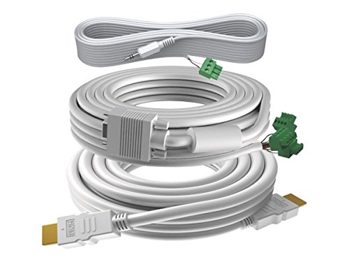 Vision TC3-PK10MCABLES VGA-Kabel 10 m VGA (D-Sub) Weiß - VGA-Kabel (10 m, VGA (D-Sub), VGA (D-Sub), Stecker/Buchse, Silber, Weiß von Best Price Square