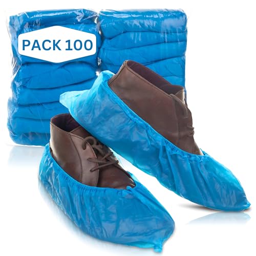 PimPam Factory - (Packung 100) Blaue Schuhüberzieher für Erwachsene aus Polyethylen - Einweg-Hygieneschuhüberzieher - Wasserdichte, verstellbare Schuhüberzieher für Krankenpflege,Gastgewerbe, Fabriken PimPam Factory - (Packung 100) Blaue Schuhüberzieher für Erwachsene aus Polyethylen - Einweg-Hygieneschuhüberzieher - Wasserdichte, verstellbare Schuhüberzieher für Krankenpflege,Gastgewerbe, Fabriken von Best Quality PIMPAM FACTORY 100% Guaranteed