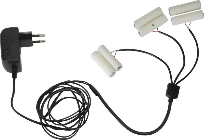 Best Season Strombetrieb für Batterieartikel, ersetzt 3x 2 AA Stromadapter, 180 cm von Best Season