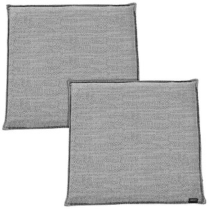 2 BEST Sitzkissen Horizon hellgrau 40,0 x 40,0 cm von Best