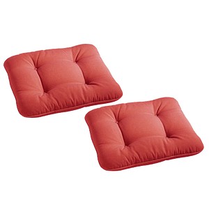 2 BEST Sitzkissen rot 48,0 x 48,0 cm von Best