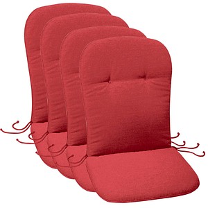 4 BEST Sitzkissen rot 45,0 x 96,0 cm von Best