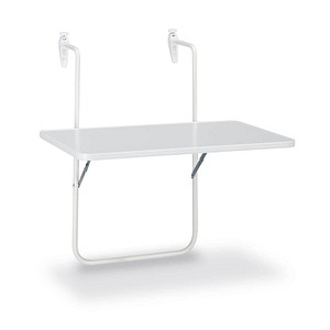 BEST Boy Balkonhängetisch Kunststoff weiß 60,0 x 40,0 x 5,0 cm von Best