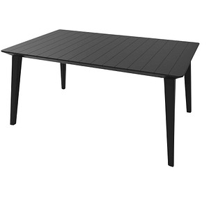 BEST Gartentisch Bari graphit rechteckig 157,0 x 98,0 x 74,0 cm von Best