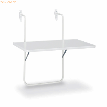 Best Balkonhängetisch Boy 36506400 60x40cm weiß Best Balkonhängetisch Boy 36506400 60x40cm weiß von Best