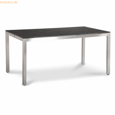 Best Best Gartentisch Marbella 47885151 160x90cm stahl/schwarz Best Best Gartentisch Marbella 47885151 160x90cm stahl/schwarz von Best