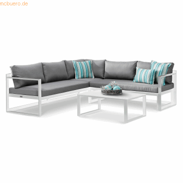Best Best Lounge Set Rhodos 98693000 weiß/grau von Best