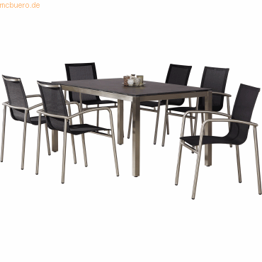 Best Dining Gruppe Khartum/Marbella 94170280 edelstahl/schwarz von Best