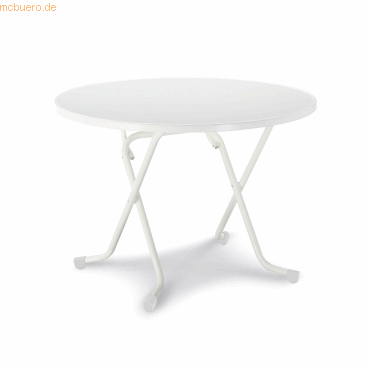 Best Klapptisch Dublin 26521000 100cm weiß Best Klapptisch Dublin 26521000 100cm weiß von Best