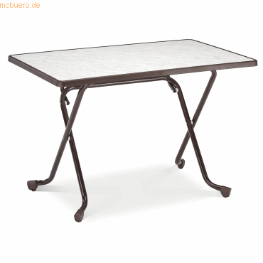 Best Klapptisch Madrid 26521100 110x70cm braun von Best