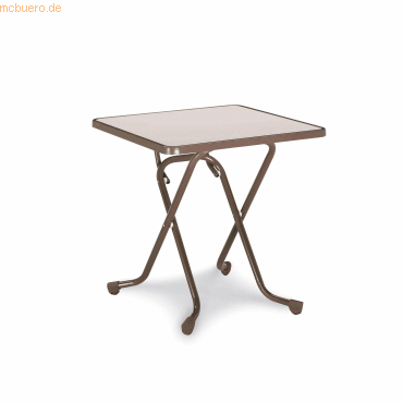 Best Klapptisch Madrid 26527010 67x67cm braun von Best