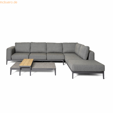 Best Lounge Set Athene 586531 +Tisch anthrazit/Teak von Best