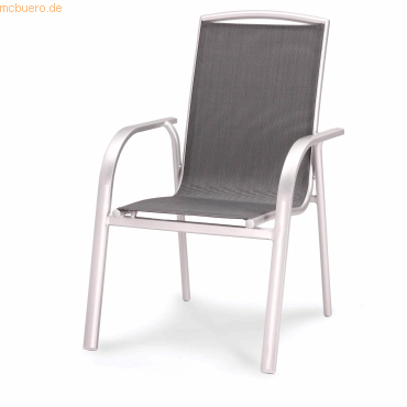 Best Stapelstuhl Palermo 47151085 silber/an von Best