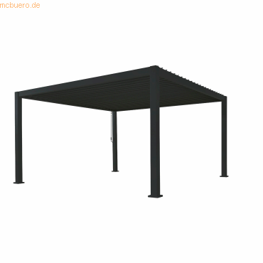 Best Überdachung Cadiz 49940050 360x360x250cm anthrazit Best Überdachung Cadiz 49940050 360x360x250cm anthrazit von Best