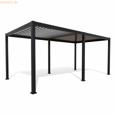 Best Überdachung Cadiz 49940050 360x720x250cm anthrazit Best Überdachung Cadiz 49940050 360x720x250cm anthrazit von Best