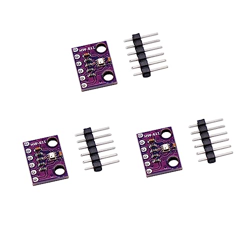 3 Stück BME280 3,3 V Temperatur-Feuchtigkeits-Drucksensormodul IIC I2C Hochpräziser Höhenmesser Atmosphärendruck, Temperaturmodul für Arduino, Raspberry Pi und andere Mikro-Controller 3 Stück BME280 3,3 V Temperatur-Feuchtigkeits-Drucksensormodul IIC I2C Hochpräziser Höhenmesser Atmosphärendruck, Temperaturmodul für Arduino, Raspberry Pi und andere Mikro-Controller von BestParts