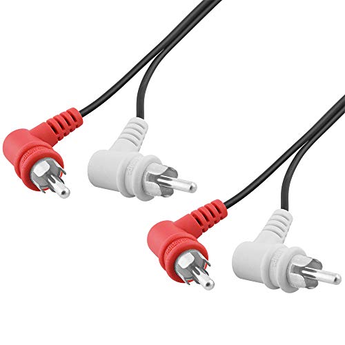 BestPlug 1,2 Meter Stereo Audio RCA L-R Kabel, 2 Cinch Stecker 90° abgewinkelt auf 2 Chinch Stecker 90° abgewinkelt, Schwarz BestPlug 1,2 Meter Stereo Audio RCA L-R Kabel, 2 Cinch Stecker 90° abgewinkelt auf 2 Chinch Stecker 90° abgewinkelt, Schwarz von BestPlug