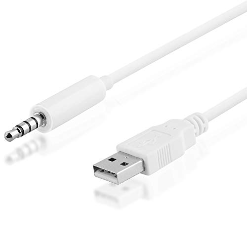 BestPlug 1 Meter USB Kabel Ladekabel Aux in Out, 3,5mm Klinke Stecker auf 2.0 USB A-Stecker, Weiss BestPlug 1 Meter USB Kabel Ladekabel Aux in Out, 3,5mm Klinke Stecker auf 2.0 USB A-Stecker, Weiss von BestPlug