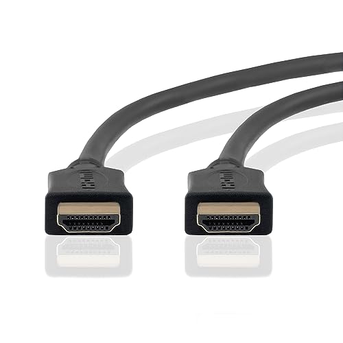BestPlug 10 Meter Universal HDMI Kabel mit Ethernet, HDMI Stecker auf HDMI Stecker vergoldet, High Speed, geeignet für 3D HD FullHD UHD 4K, Schwarz von BestPlug