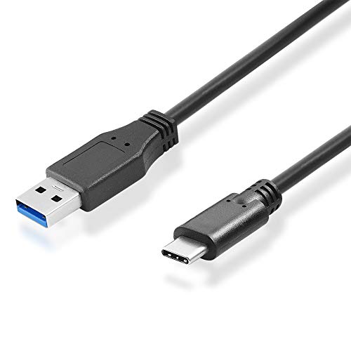 BestPlug 2 Meter 3.0 OTG USB Kabel Datenkabel Ladekabel, USB A-Stecker auf USB C-Stecker, 5000 Mbit s Übertragungsrate, geschirmt, Schwarz von BestPlug