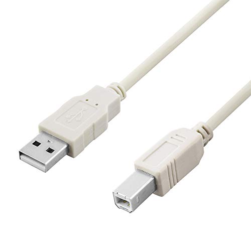 BestPlug 3 Meter 2.0 USB Kabel, USB A-Stecker auf USB B-Stecker, High Speed, Grau von BestPlug