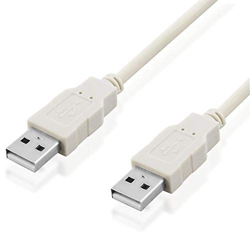 BestPlug 50cm 2.0 USB Kabel, USB A-Stecker auf USB A-Stecker, High Speed, Grau von BestPlug