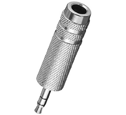 BestPlug Audio Stereo Adapter Aux in Out, 3,5mm Klinke Stecker männlich auf 6,3mm Klinke Kupplung Buchse weiblich, Metallausführung BestPlug Audio Stereo Adapter Aux in Out, 3,5mm Klinke Stecker männlich auf 6,3mm Klinke Kupplung Buchse weiblich, Metallausführung von BestPlug