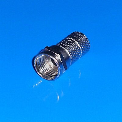 BestPlug F-Stecker Adapter für Sat LNB Kabel, mit einem Ring, Außendurchmesser: 6,5mm, Dielektrikum-Durchmesser: 4,4mm, geeignet für 3D, SD, HD, FullHD, UHD (4K) von BestPlug