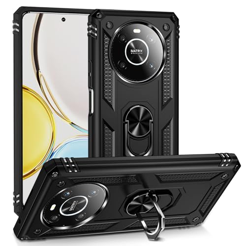BestST Hülle für Huawei Honor X9 4G/5G + schutzfolie,Handyhülle Honor X9 4G/5G Cover,Armor Stoßfest TPU PC Schutzhülle Ringhalter Handytasche Case für Honor X9 4G/5G Handy Hüllen,Schwarz BestST Hülle für Huawei Honor X9 4G/5G + schutzfolie,Handyhülle Honor X9 4G/5G Cover,Armor Stoßfest TPU PC Schutzhülle Ringhalter Handytasche Case für Honor X9 4G/5G Handy Hüllen,Schwarz von BestST