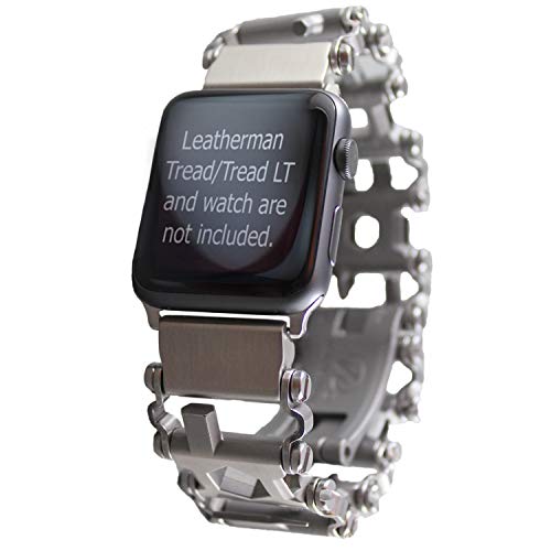 BestTechTool Kompatibel mit Leatherman-Edelstahl Adapter für Uhr mit Profilmuster Tread LT Garmin Fenix5X-Fenix ​​3 von BestTechTool