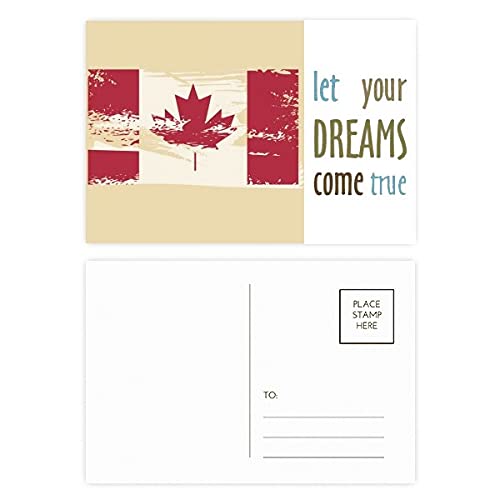 Postkarten-Set mit Kanada-Geschmack und Ahorn-Traum Come True, 20 Stück von Bestchong