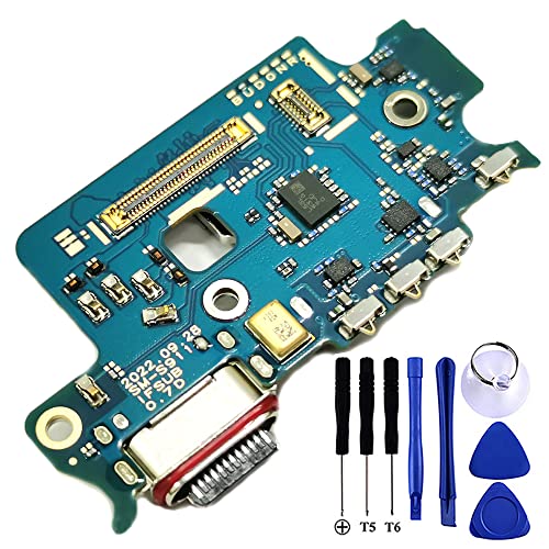 Galaxy S23 USB Ladeanschluss Flex Kabel Ersatz SM-S911U Typ C Ladegerät Dock Board Flex Kabel Connector für Samsung S23 S911U1 Port Flex Kabel Reparatur Teil mit Werkzeugen (SM-S911U) von Bestdealing