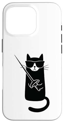 Fencing Cat Hülle für iPhone 16 Pro Fencing Cat Hülle für iPhone 16 Pro von Beste Fechten Geschenke Für Fechter Fencing