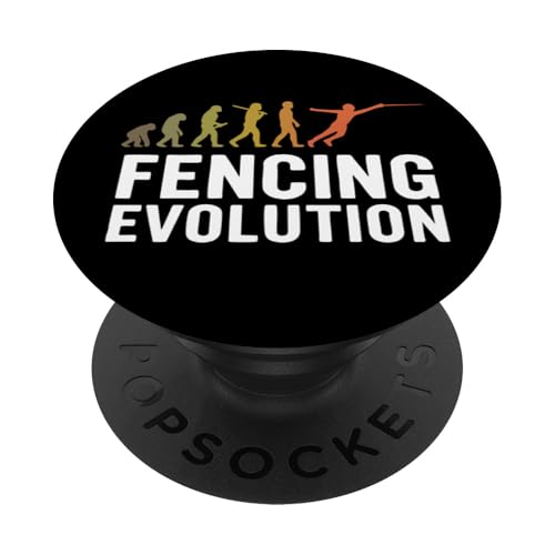 Fencing Evolution PopSockets Klebender PopGrip von Beste Fechten Geschenke Für Fechter Fencing
