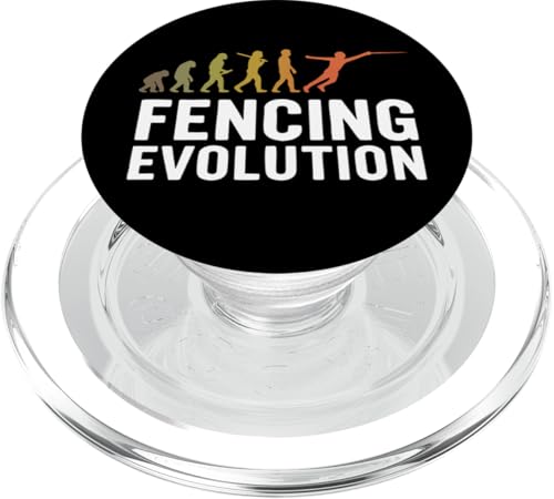 Fencing Evolution PopSockets PopGrip für MagSafe von Beste Fechten Geschenke Für Fechter Fencing