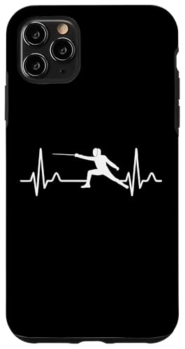 Fencing Heartbeat EKG Pulse Hülle für iPhone 11 Pro Max Fencing Heartbeat EKG Pulse Hülle für iPhone 11 Pro Max von Beste Fechten Geschenke Für Fechter Fencing