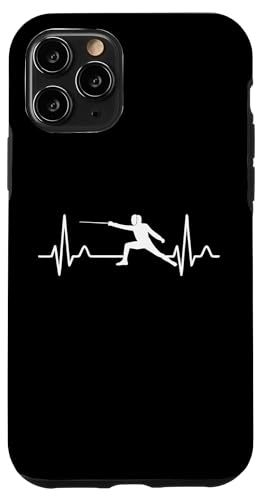 Fencing Heartbeat EKG Pulse Hülle für iPhone 11 Pro Fencing Heartbeat EKG Pulse Hülle für iPhone 11 Pro von Beste Fechten Geschenke Für Fechter Fencing