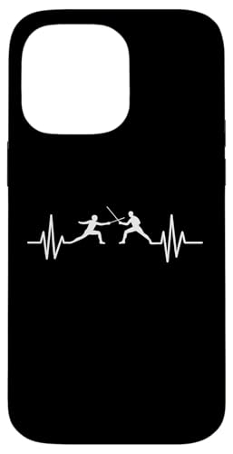 Fencing Heartbeat Hülle für iPhone 14 Pro Max Fencing Heartbeat Hülle für iPhone 14 Pro Max von Beste Fechten Geschenke Für Fechter Fencing