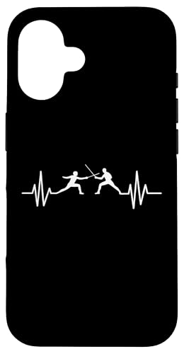 Fencing Heartbeat Hülle für iPhone 16 Fencing Heartbeat Hülle für iPhone 16 von Beste Fechten Geschenke Für Fechter Fencing