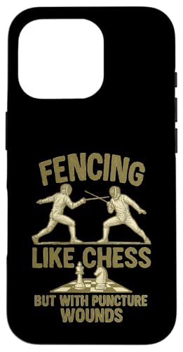Fencing Like Chess But With Puncture Wounds Hülle für iPhone 16 Pro Fencing Like Chess But With Puncture Wounds Hülle für iPhone 16 Pro von Beste Fechten Geschenke Für Fechter Fencing