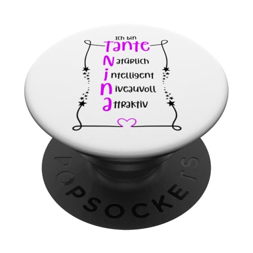 Nina - beste Tante PopSockets Klebender PopGrip Nina - beste Tante PopSockets Klebender PopGrip von Beste Tante mit Namen und Eigenschaften