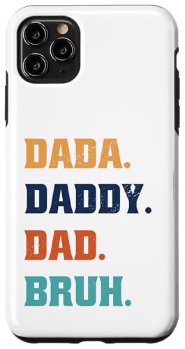 Dada Daddy Dad Bruh Hülle für iPhone 11 Pro Max von Beste Vatertag Geschenke für Männer, Papa & Opa